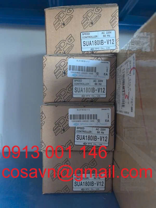 Bộ điều khiển tốc độ SPG Motor SUA180IB-V12 SUA180IB-V12